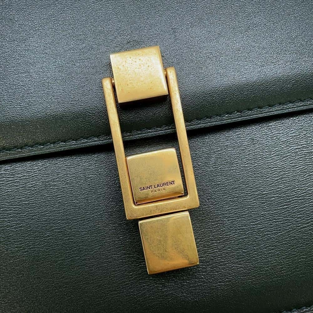 Saint Laurent Paris Shoulder Bag Carre Leather - Picture 12 of 12